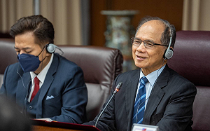 籲印太民主國家促中國民主化 游錫堃：拜習會後國際不能掉以輕心