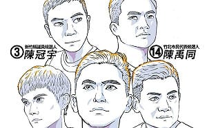 竹北隊！一群永不言棄的男人 鄭朝方攜4選將自喻「灌籃高手」拚勝選