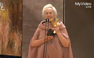 金馬59/《哈勇家》74歲「林詹珍妹」奪最佳女配角！上台領獎：原住民加油 