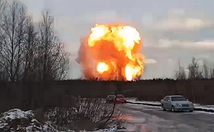 俄羅斯天然氣管道爆炸！火球直衝天際 俄當局 :推測是管道故障