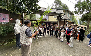 新北青年局在地體驗活動 帶領國際交換生前進烏來