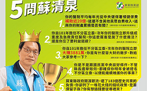 選舉進入最後5天  民進黨屏東縣黨部5問蘇清泉