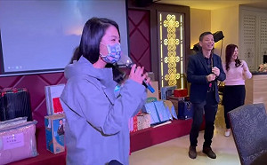 不只會唱塔綠班之歌！高虹安「含淚跳恰恰」跑攤氣氛熱 他揭超有「酒膽」