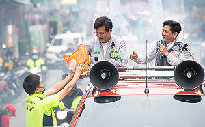 林佳龍土城車掃 拒投侯友宜已經成公民運動