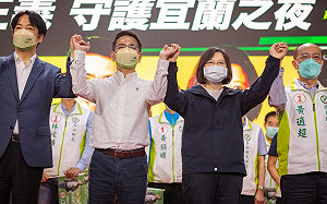 堅持清廉價值迎回正義 蔡英文挺江聰淵：全國都在看宜蘭人怎麼決定