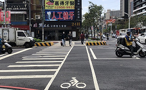 軟硬兼施 新北標線型人行道累計超過50公里