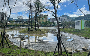 迎接雙核心產業重鎮 新北新店綠湖公園地下停車場即將完工 