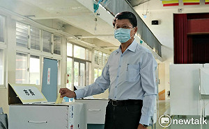 投下神聖一票　謝龍介：心情輕鬆但不鬆懈