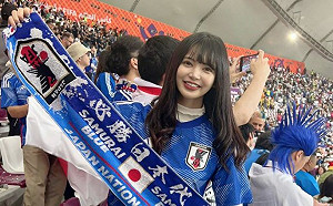 世足/日本應援團美女!島田彩加受歡迎