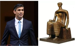 英國民眾怒了! 通脹再創新高 英政府竟還花4800萬 為首相官邸買雕塑