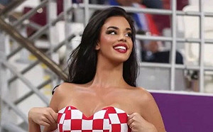 世足／穿著太過火辣！克羅埃西亞美女恐挨罰