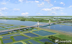 曾文溪大橋新建工程開工  台61線西濱快速公路即將貫通