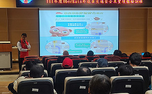 台北區監理所邀外送員實境體驗非號誌化路口安全