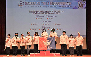 美業菁英賽新北醒吾科大大豐收 吳沛蓁藝術果凍創作驚艷奪冠