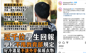 連「穿暖」都是奢求！近千位學生回報學校未開放外穿禦寒衣物