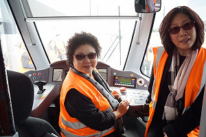 為高雄保留美麗天際線 陳菊赴法國考察環狀輕軌技術