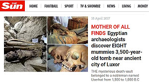 考古驚喜！3500年前埃及墓穴 發現8具木乃伊