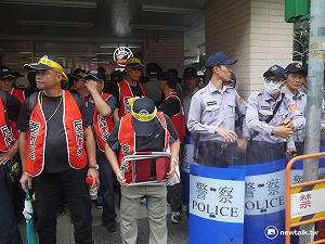 軍公教封鎖立院 附近居民有家歸不得