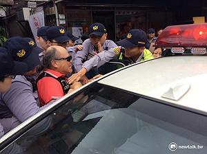 大觀社區拆屋再爆衝突  拉扯推擠3聲援者被抓