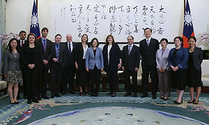 接見歐洲議會 蔡英文：盼速開啟雙邊投資協定談判