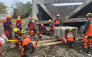 新北快搜強震36小時不間斷救援演練 考驗意志和決心