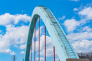 新北五股觀音坑溪橋吊索更新 提升自行車通行安全性