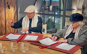 與米蘭基金會簽慈善合約  「白魚」林伯禧關懷弱勢兒童