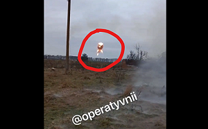 (影) 戰場直擊！精準攔截 烏軍擊落一枚飛往赫爾松的俄巡航導彈