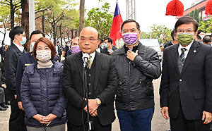 蘇貞昌：「掃黑」說一套做一套是雙標 且國人不能容許