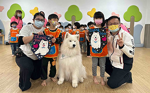 狗醫生療癒特幼生心 新北融合教育多元化  校園犬居全國之冠