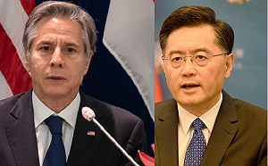 布林肯與中國新任外長秦剛通話 討論美中關係