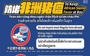 最近已查獲5例有4名被拒入境！移民署籲勿違規攜帶豬肉製品來台