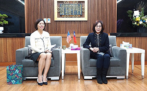 美國佛利蒙市台裔副市長來訪  康裕成盼促進高科技產業合作