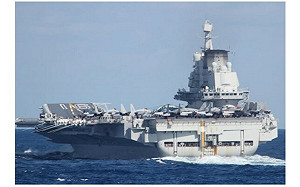 遼寧號1日「打道回府」 日防省：停留沖繩以東15天、艦載機起降320架次