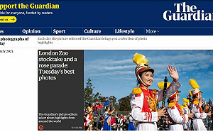 北一女學生在加州陽光下燦笑揮手 獲英媒選為本日最佳照片