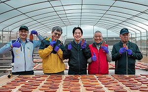 賴清德「向黨員報告」品烏魚子 業者：吃過都當上總統