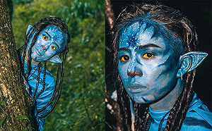 網紅搶扮夯片「阿凡達」！HOOK超強還原網讚：想養一隻