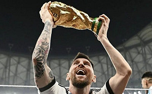 梅西奪冠照破紀錄！大力神盃是假貨