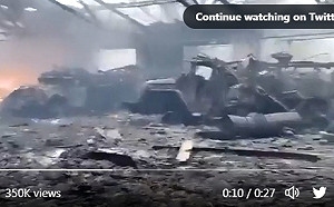 (影) 俄軍又被殺很大！赫爾松S-300導彈基地和武器庫被炸毀 數十人死亡