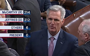 美眾議長創紀錄13輪選舉 麥卡錫差4票飲恨再戰