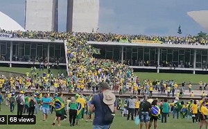 在國外遙控「波」粉? 巴西首都暴動 前總統在佛州 美議員籲：引渡他回國