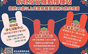 新北市疫苗接種！因應廣大接種需求加開3處疫苗機動站！