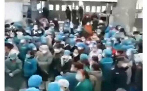 (影) 中國疫情亂象! 崇明島「排隊火葬」地獄實景嚇壞人 江蘇護士集體罷工