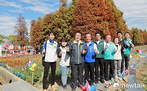 欣賞六甲落羽松正得時  黃偉哲邀請民眾順遊台南