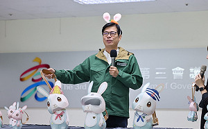 「雄meet兔」小提燈亮相  陳其邁邀民眾體驗最有台灣味燈會