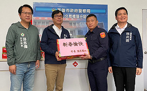 春節前夕慰問第一線執勤員警 陳其邁宣布提高加班費