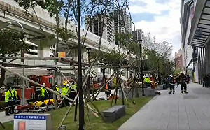 新開幕吃到飽樓下火警 警疏散85人