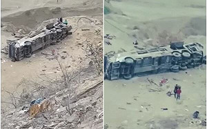 秘魯載60名乘客巴士「魔鬼彎」墜崖 已知24人喪生