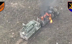 (影) 剛拍宣傳片就被炸！俄搬新防空飛彈上戰場 遭烏克蘭精準摧毀