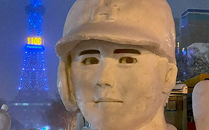 這不是翔平！札幌雪祭赫見大谷雕像